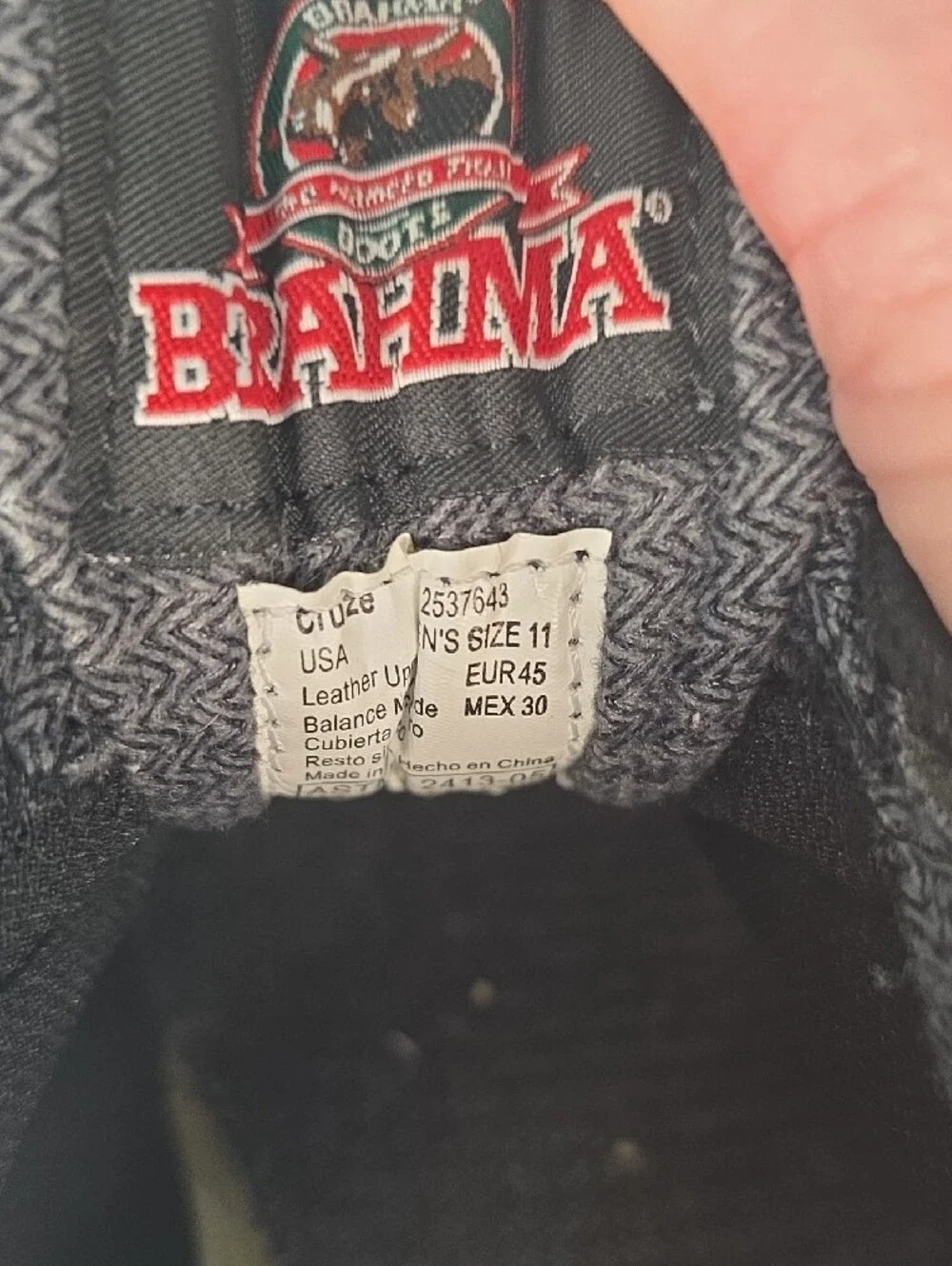 Brahma Men's Black Steeltoe Work Sneakers